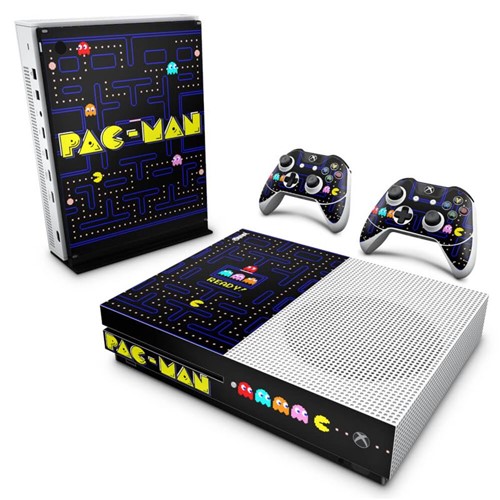 Xbox One Slim Skin - Pac Man Adesivo Brilhoso