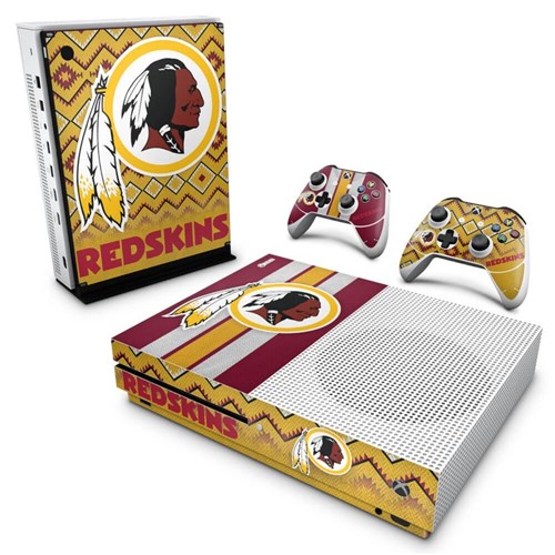 Xbox One Slim Skin - Washington Redskins NFL Adesivo Brilhoso