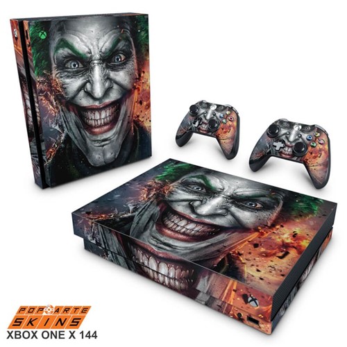 Xbox One X Skin - Coringa - Joker #A Adesivo Brilhoso