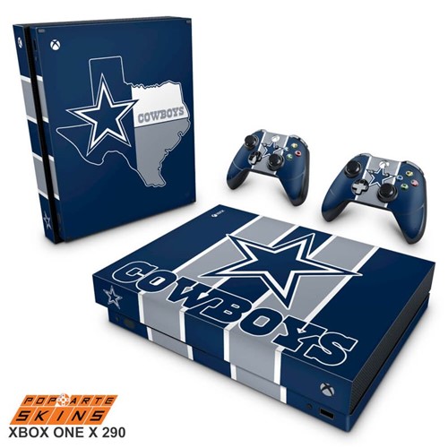 Xbox One X Skin - Dallas Cowboys NFL Adesivo Brilhoso