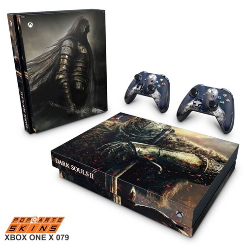 Xbox One X Skin - Dark Souls II Adesivo Brilhoso