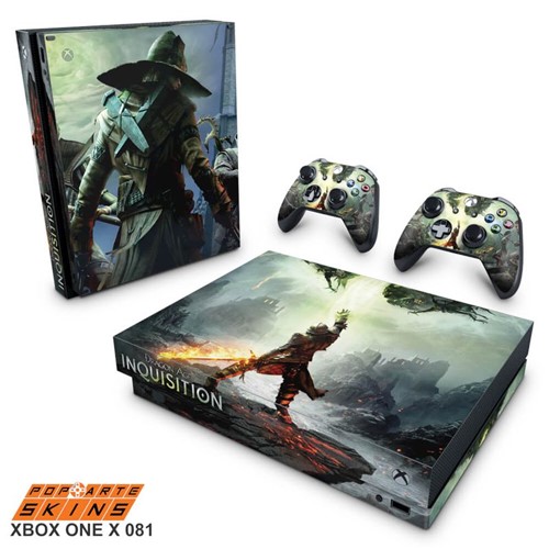 Xbox One X Skin - Dragon Age Inquisition Adesivo Brilhoso