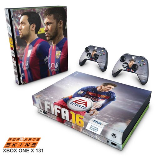 Xbox One X Skin - FIFA 16 Adesivo Brilhoso