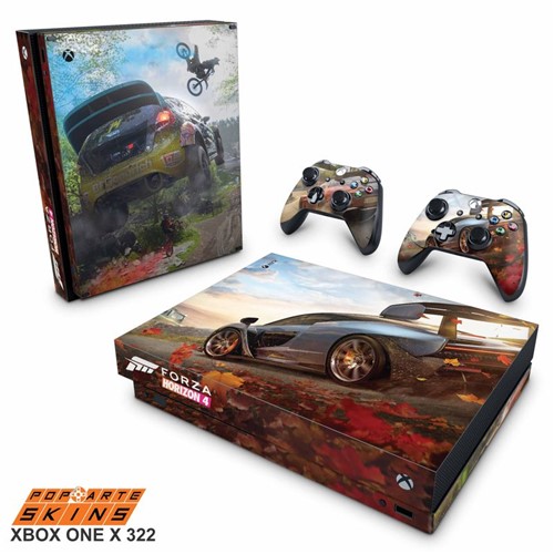 Xbox One X Skin - Forza Horizon 4 Adesivo Brilhoso