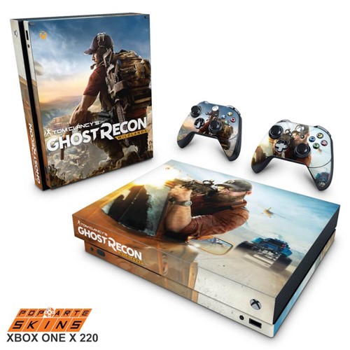 Xbox One X Skin - Ghost Recon Wildlands Adesivo Brilhoso