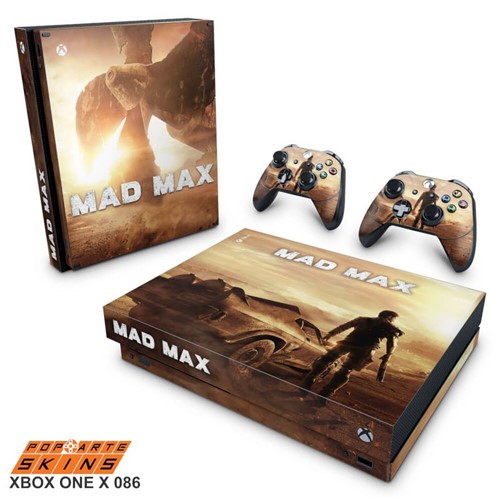 Xbox One X Skin - Mad Max Adesivo Brilhoso