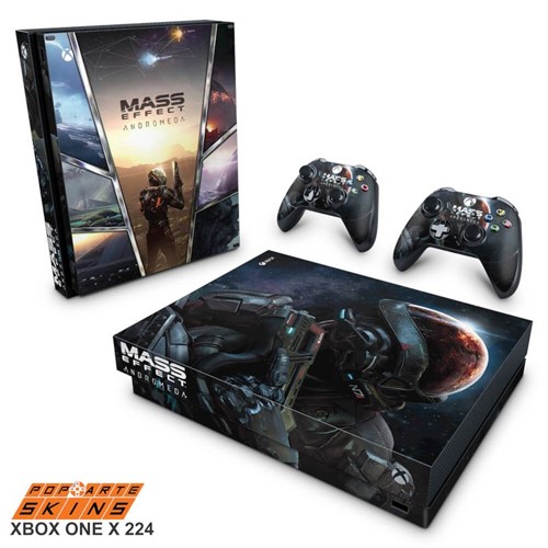 Xbox One X Skin - Mass Effect: Andromeda Adesivo Brilhoso