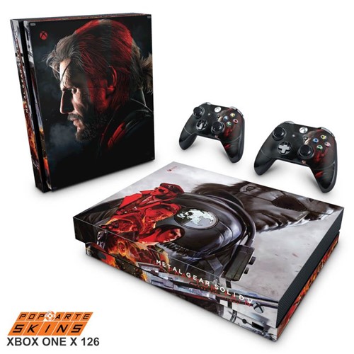 Xbox One X Skin - Metal Gear Solid 5: The Phantom Pain Adesivo Brilhoso