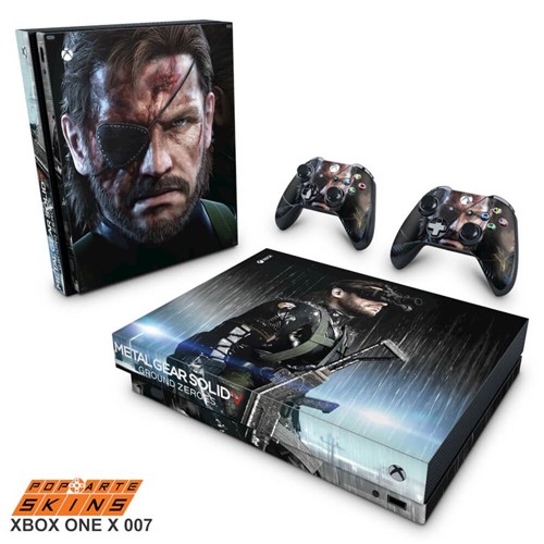 Xbox One X Skin - Metal Gear Solid V Adesivo Brilhoso