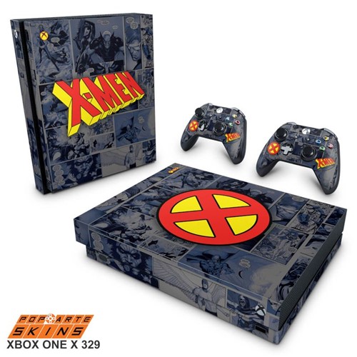 Xbox One X Skin - X-Men Comics Adesivo Brilhoso