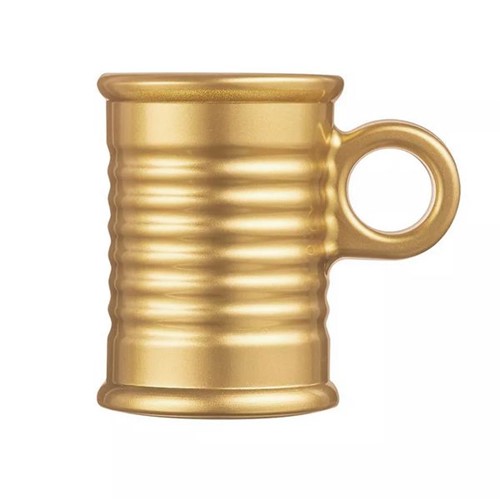 Xícara de Café Luminarc Conserve Moi Dourada Vidro 90ML - 27418
