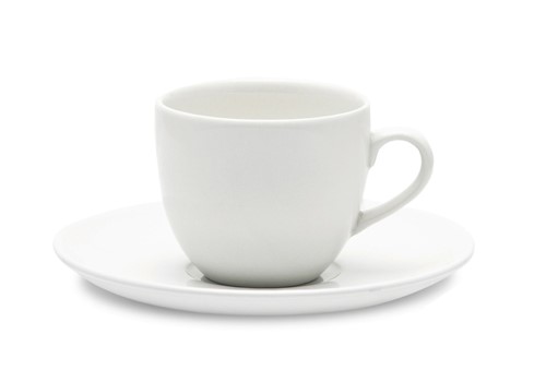 Xícara de Chá Coup White em Porcelana Branca - Oxford | Occa Moderna