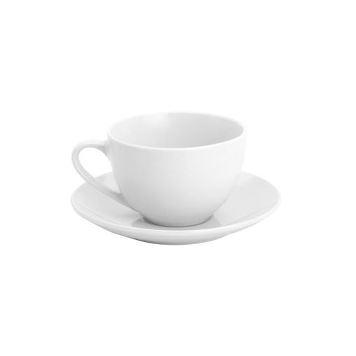 Xícara para Chá de Porcelana com Pires Basic 8408 Lyor