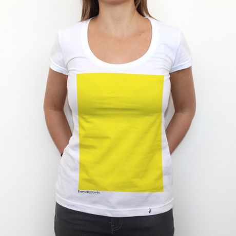 Yellow - Camiseta Clássica Feminina
