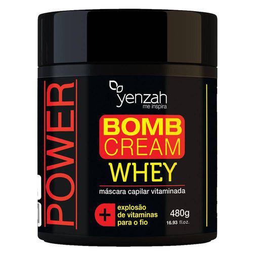 Yenzah Power Whey Bomb Cream Máscara Capilar Vitaminada - 480g