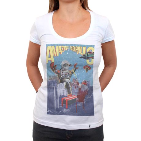 Yoshipi Battles The Bird Robots - Camiseta Clássica Feminina
