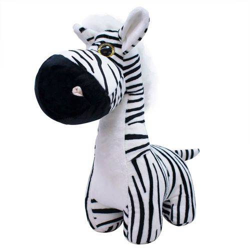 Zebra Focinho Comprido 34cm - Pelúcia