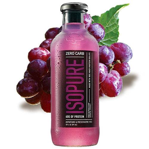 Zero Carb Isopure Drink 591ml - Grape Frost - Nature's Best