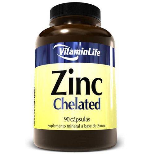 Zinc Chelated (zinco Quelato) - Vitaminlife - Venc.nov/18