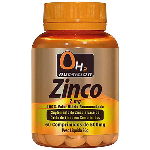 Zinco - 60 Comprimidos - OH2 Nutrition