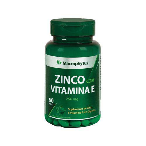 Zinco com Vitamina e 250mg 60cáps Macrophytus