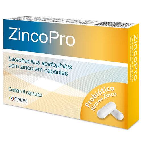 Zincopro C/ 6 Cápsulas