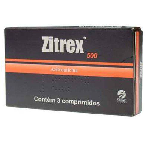 Zitrex 500mg - 3 Comprimidos