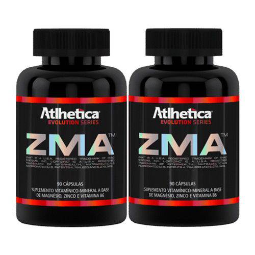 ZMA (Zinco, Magnésio e Vitamina B6) – 2 Un de 90 Cápsulas - Atlhetica