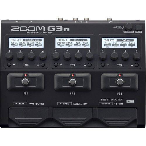 Zoom - Pedaleira para Guitarra G3n