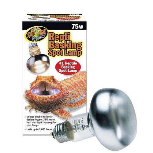 Zoomed Repti Basking Spot Lamp Sl-75 75W ( Lampada Refletora ) 127V