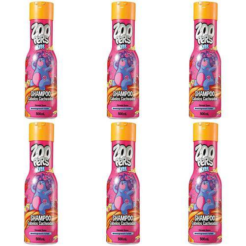 Zoopers Kids Cabelos Cacheados Shampoo 500ml (kit C/06)