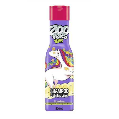 Zoopers Kids Cabelos Lisos Shampoo 500ml