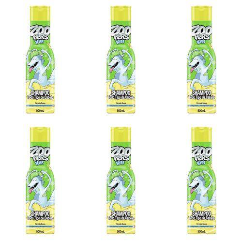 Zoopers Kids Todos Tipos Shampoo 500ml (kit C/06)