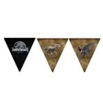 10 Bandeirolas Triangular Jurassic World