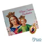 50 Cartões com Medalha de Nossa Senhora Auxiliadora | SJO Artigos Religiosos