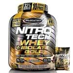 100% Whey Gold Isolado Nitro Tech 1,81kg + Dose Única - Muscletech