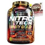 100% Whey Gold Nitro Tech 2,49kg + Cookies - Muscletech