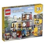 31097 Lego Creator - Casa da Cidade com Loja de Animais e Café - LEGO