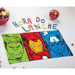 4 Toalhas de Lancheira Infantil Estampada Avengers