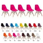 5 Cadeiras Eiffel Eames Dsw Várias Cores - (pink)