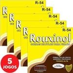 5 Encordoamento Rouxinol P/ Violão Nylon Clássico Tensão Pesada R54