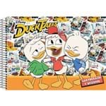 5 X Cadernos Desenho Univ Capa Dura Duck Tales 60f Espiral