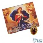 50 Cartões com Medalha de Nossa Senhora Desatadora dos Nós | SJO Artigos Religiosos