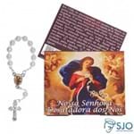 50 Cartões com Mini Terço de Nossa Senhora Desatadora dos Nós | SJO Artigos Religiosos