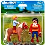 5934 Playmobil - Blister Pequeno Novo - Aula de Equitação - PLAYMOBIL