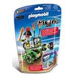 6162 Playmobil - Soft Bags Piratas - Canhão Verde