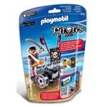 6165 Playmobil - Soft Bags Piratas - Canhão Preto