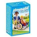 6663 Playmobil - Criança na Cadeira de Rodas