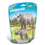 6638 Playmobil Saquinho Animais Zoo Grande S1 - Rinoceronte