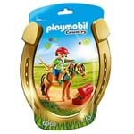 6968 Playmobil Campo Jockey com Ponei Florada